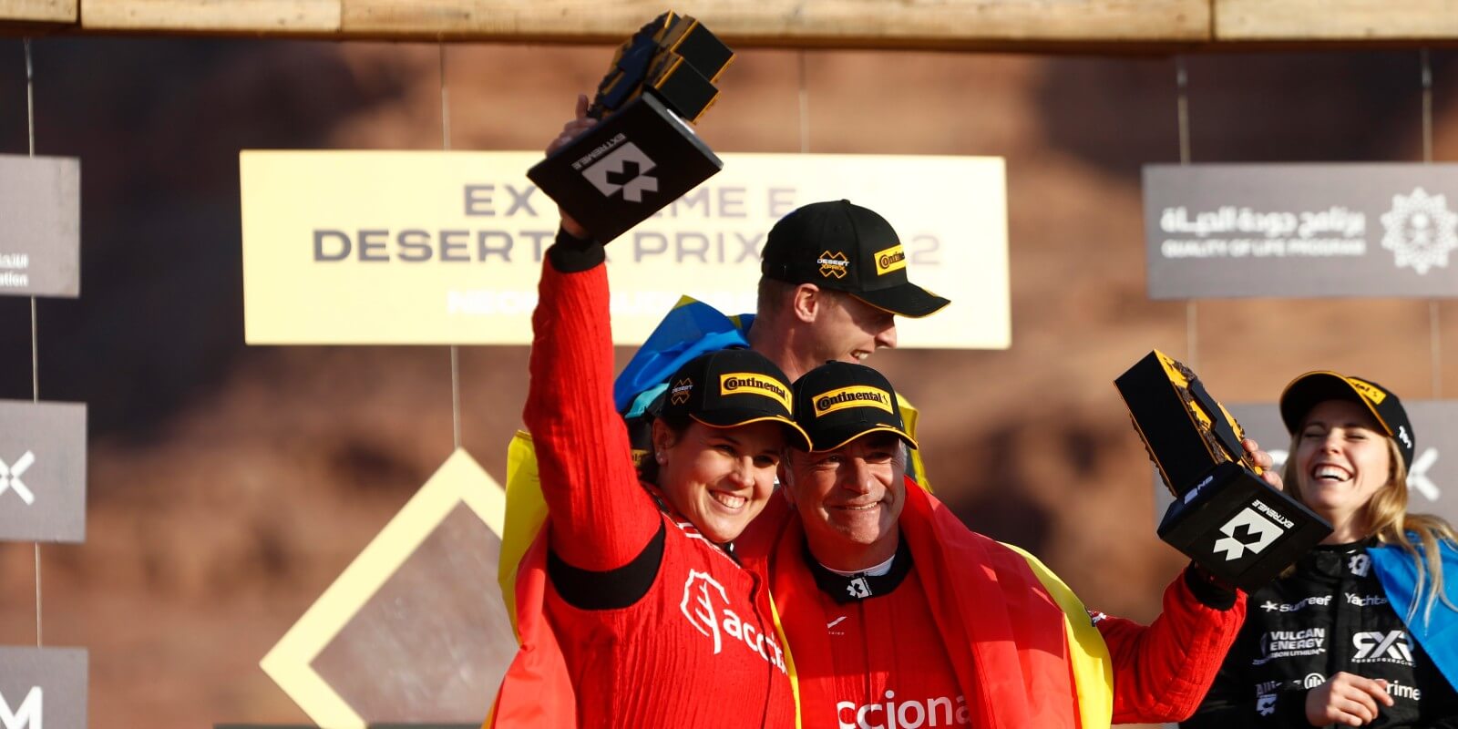 ACCIONA  SAINZ XE Team finishes second in Extreme E due to