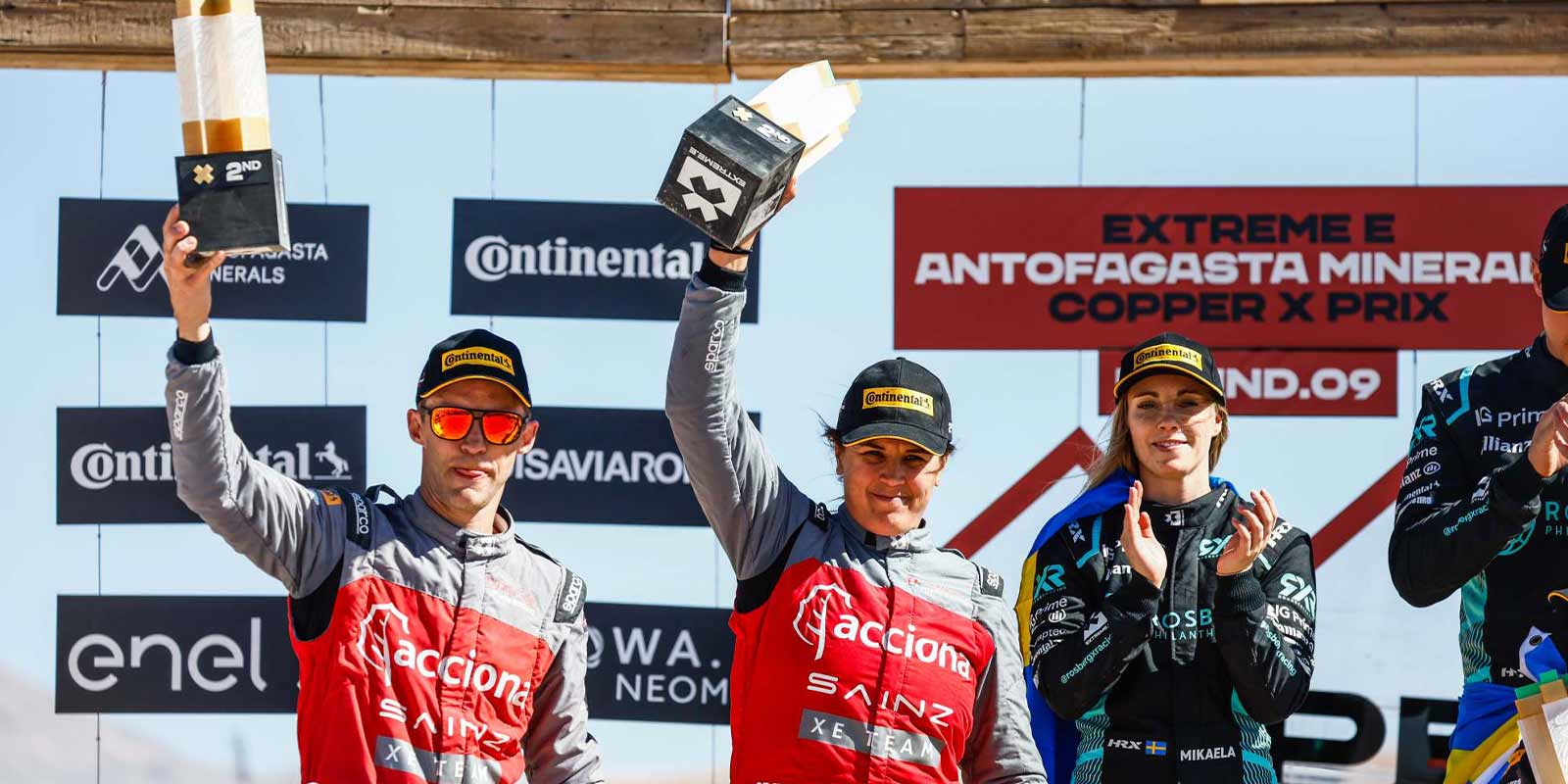 ACCIONA  SAINZ XE Team finishes second in Extreme E due to